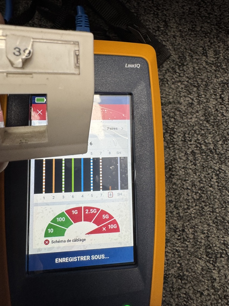Qualification d’une liaison cuivre lors d’une maintenance CFA